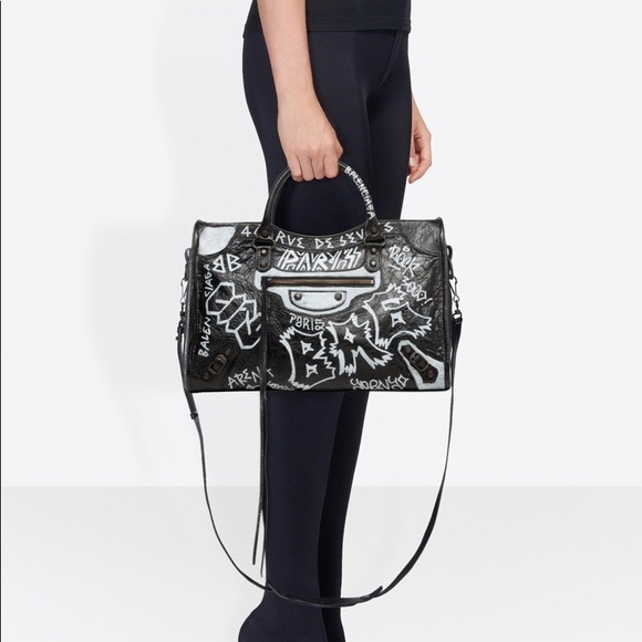 BALENCIAGA
Classic City AJ Graffiti-Print Satchel - Picture 8 of 8